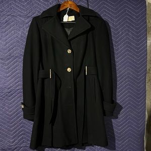 Michael Kors black pea style jacket